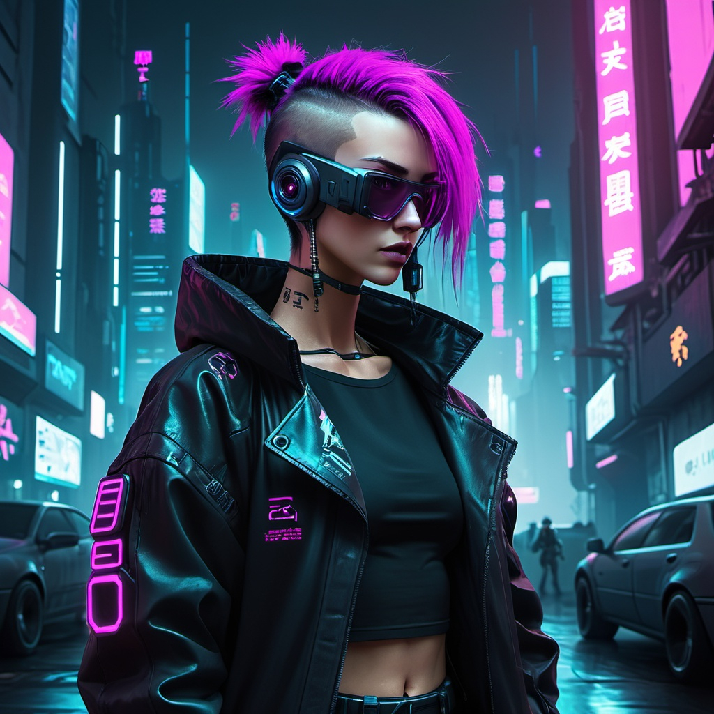 Cyberpunk girl