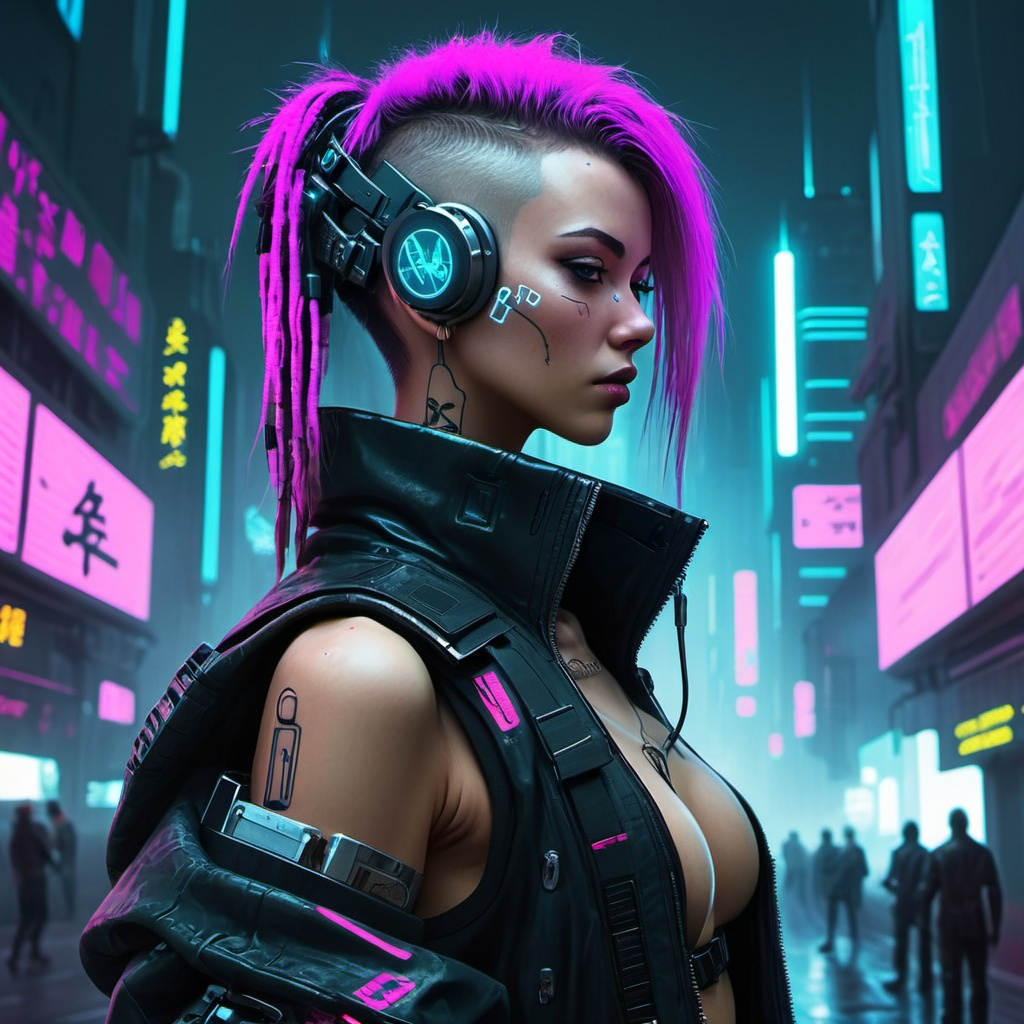 Cyberpunk girl