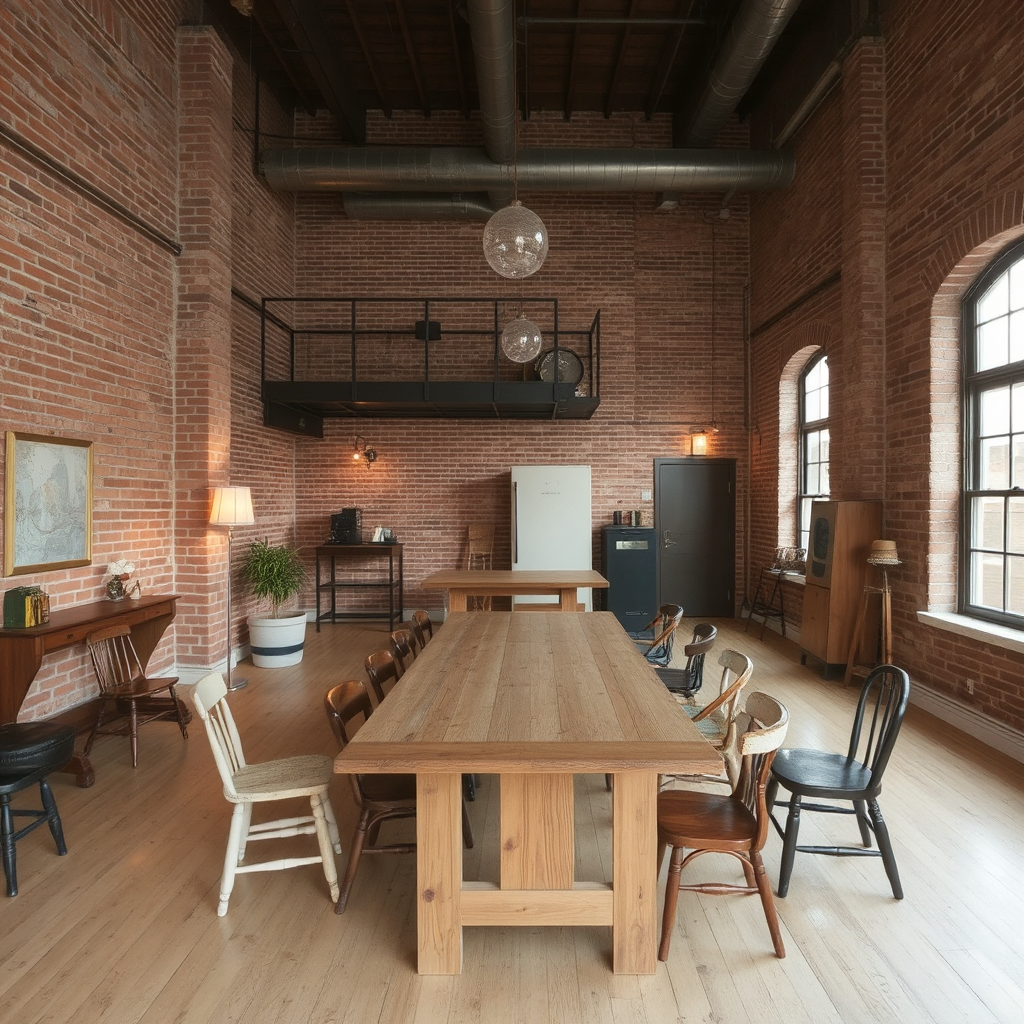 A loft apartment