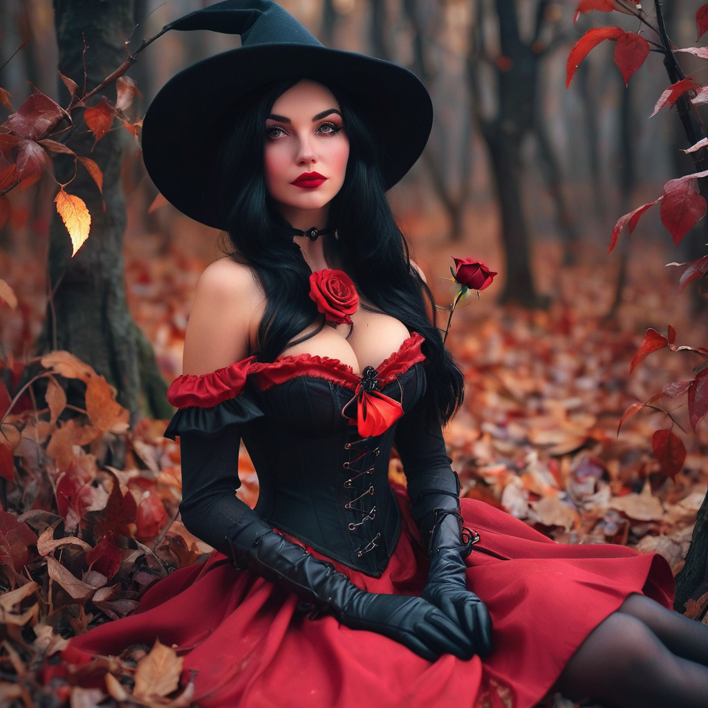 Beautiful witch