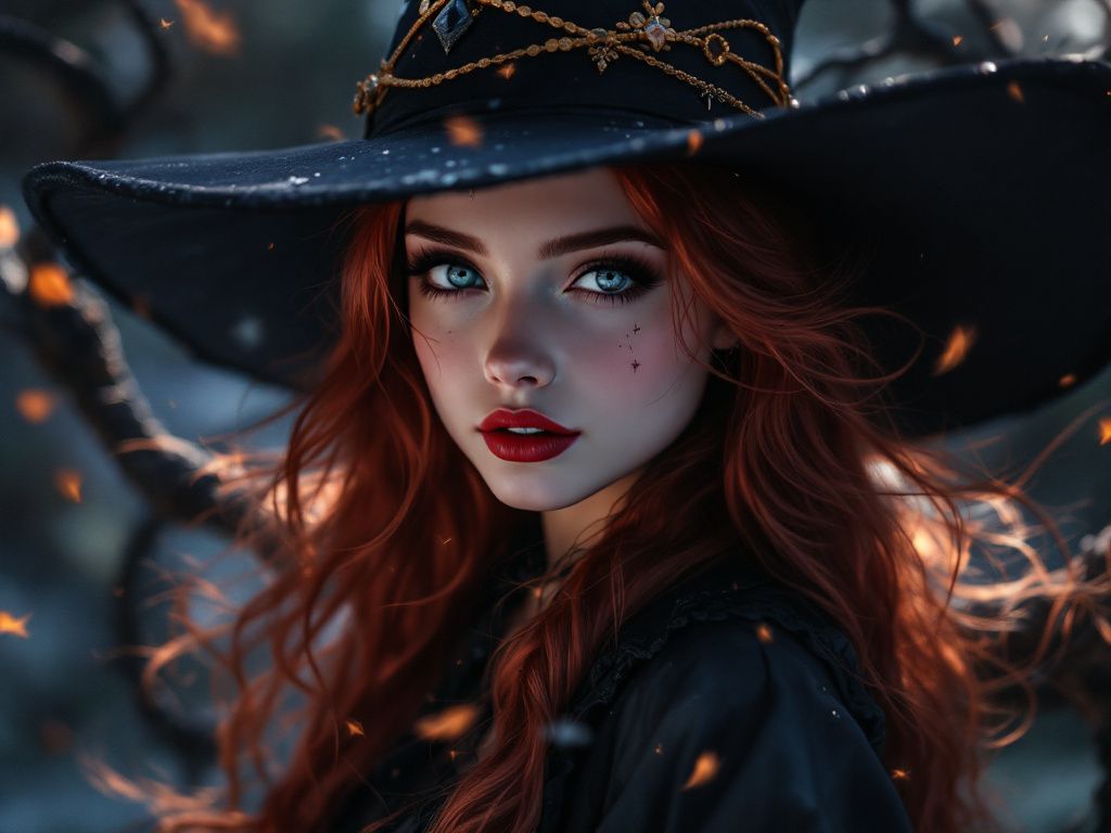 Beautiful witch