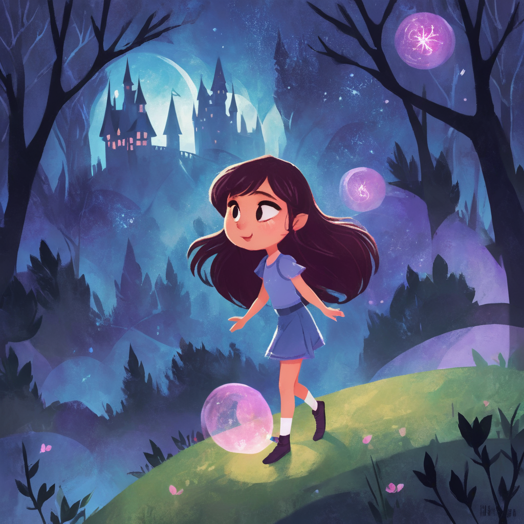 Girl in a magic world