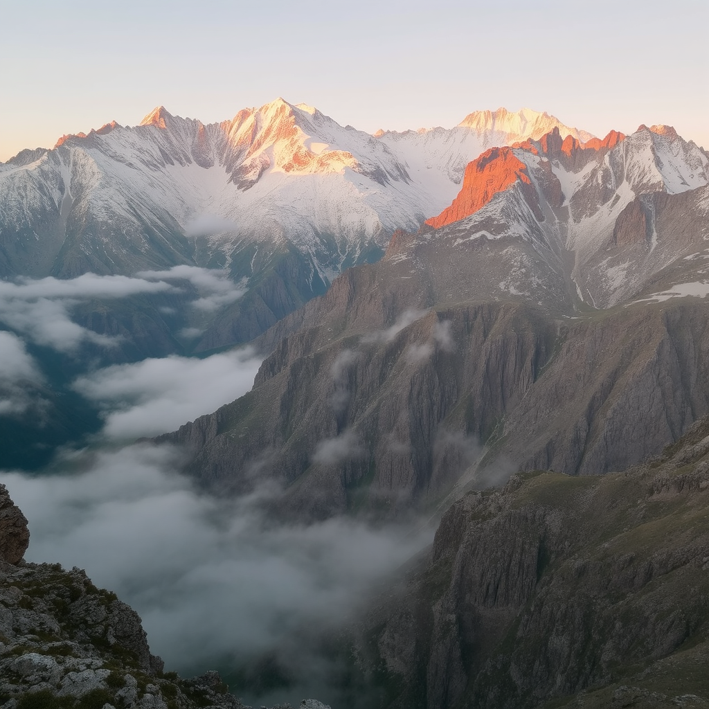 Breathtaking mountain scenery