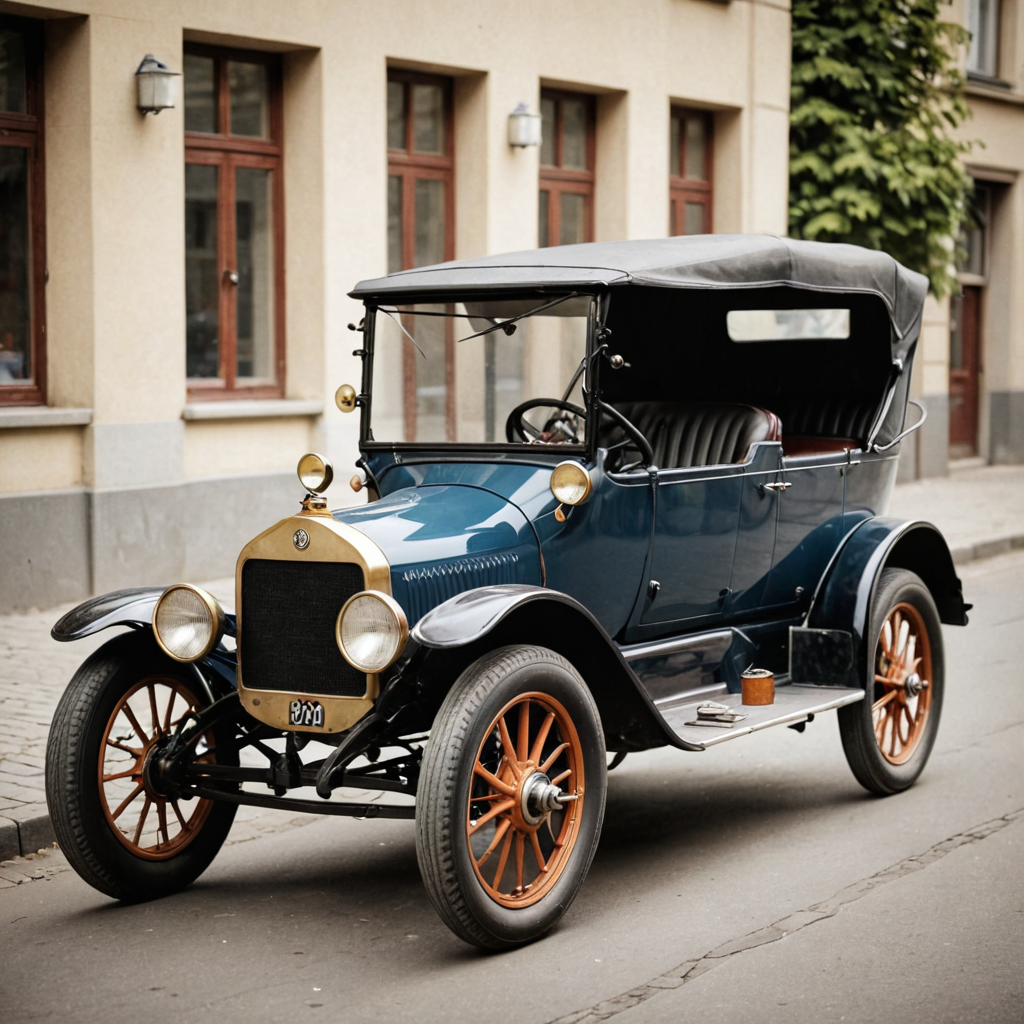 Retro car 1920 year