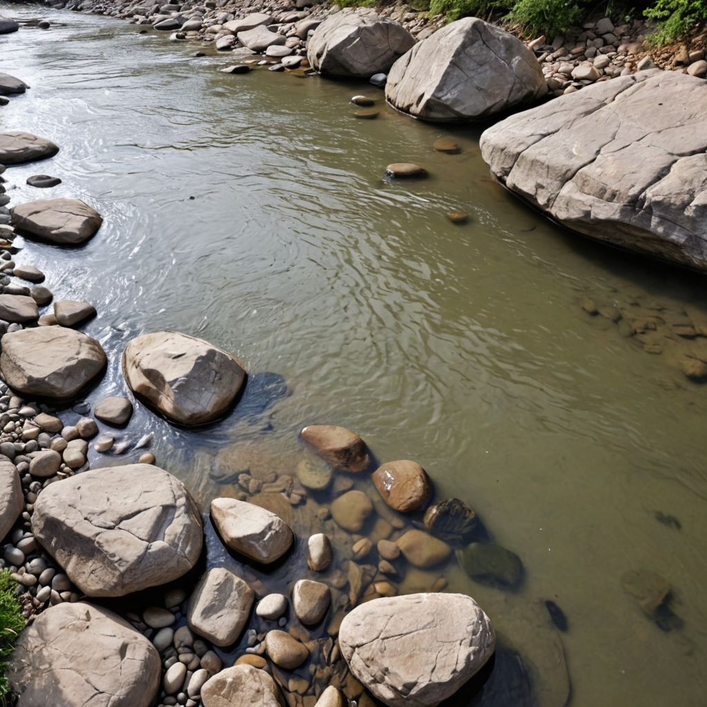 River and rock