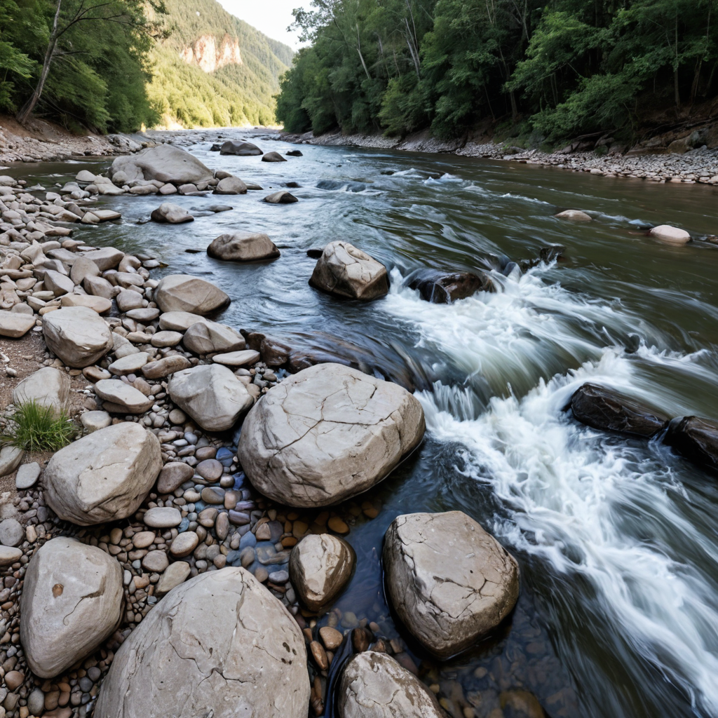 River and rock