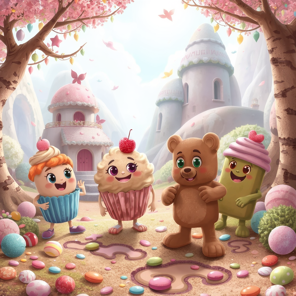 Magical, candy-filled land