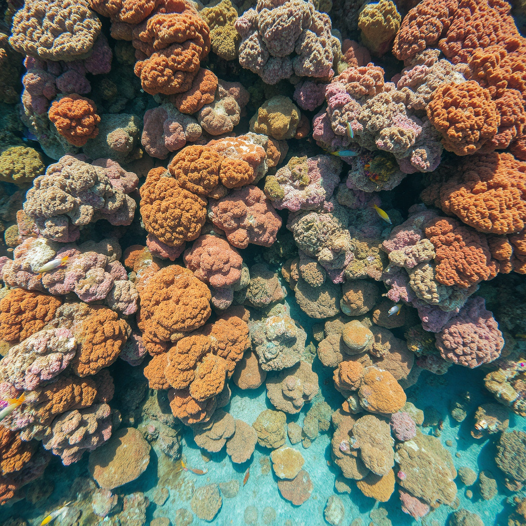 Vibrant coral reef